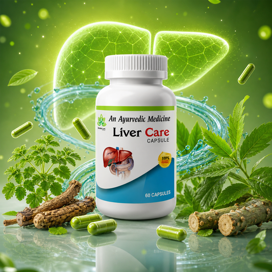 Liver Care Capsules – Ayurvedic Liver Detox & Support Supplement (60 Capsules)