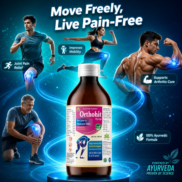 Orthohit Syrup – Ayurvedic Joint Pain Relief & Mobility Support (500 ml)