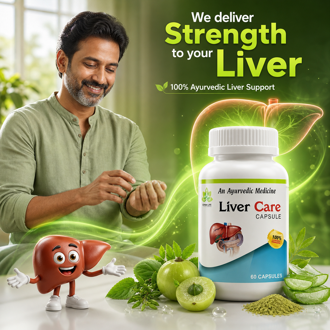 Liver Care Capsules – Ayurvedic Liver Detox & Support Supplement (60 Capsules)