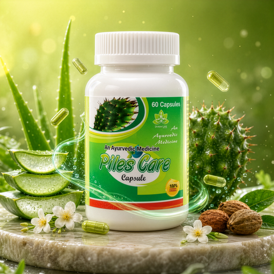 Piles Care Capsules – Ayurvedic Support for Piles Relief & Digestive Health (60 Capsules)